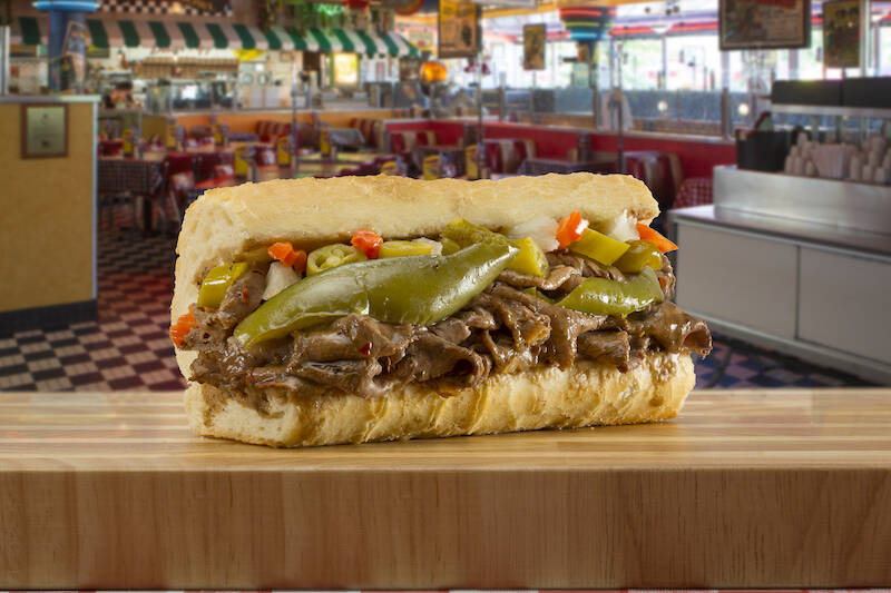 An Italian beef sandwich from Portillo's, the chain known for its Chicago-inspired food. In Sep ...