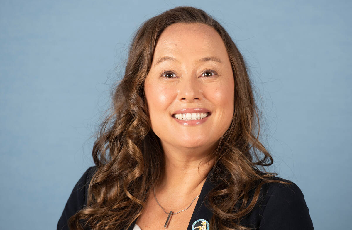 Councilwoman Francis Allen-Palenske poses for a photo at the Review-Journal studio on Tuesday, ...