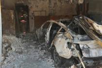 A fire destroyed a car and burned a garage in a home at 5928 Aurora Gold Ave. on Sunday, Aug. 2 ...