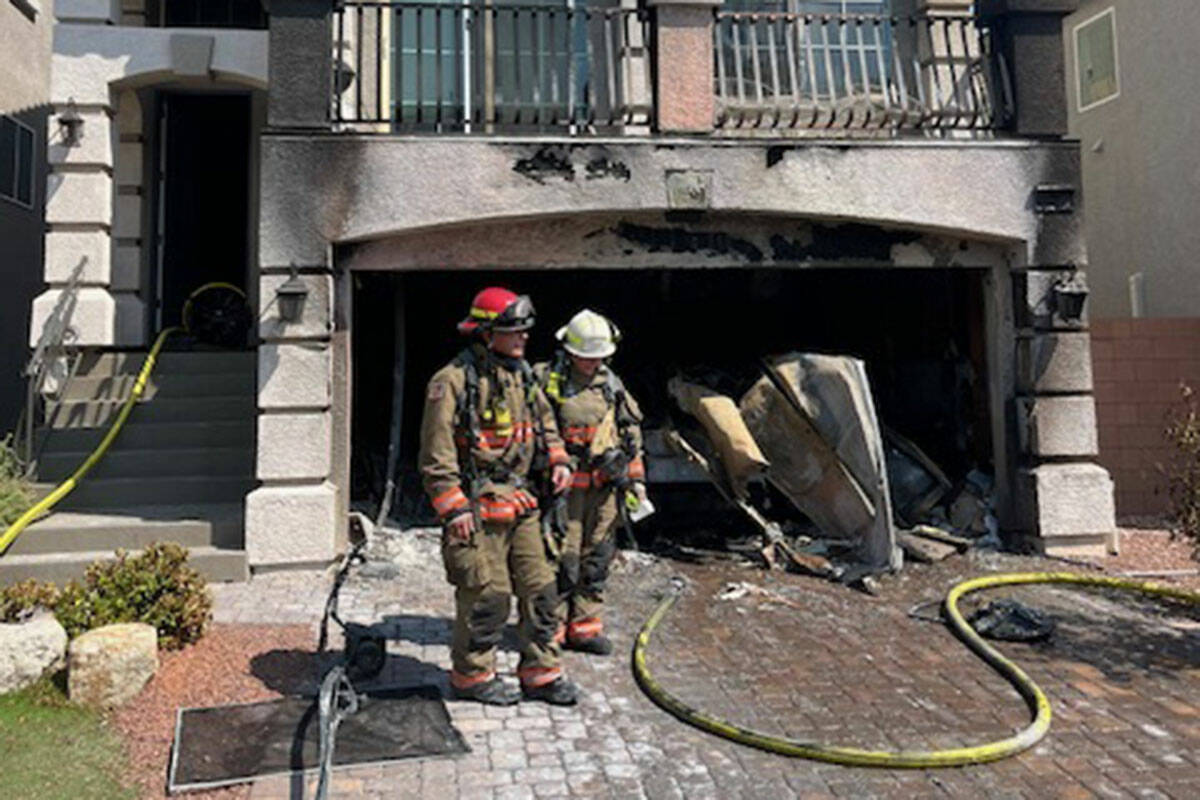 A fire destroyed a car and burned a garage in a home at 5928 Aurora Gold Ave. on Sunday, Aug. 2 ...