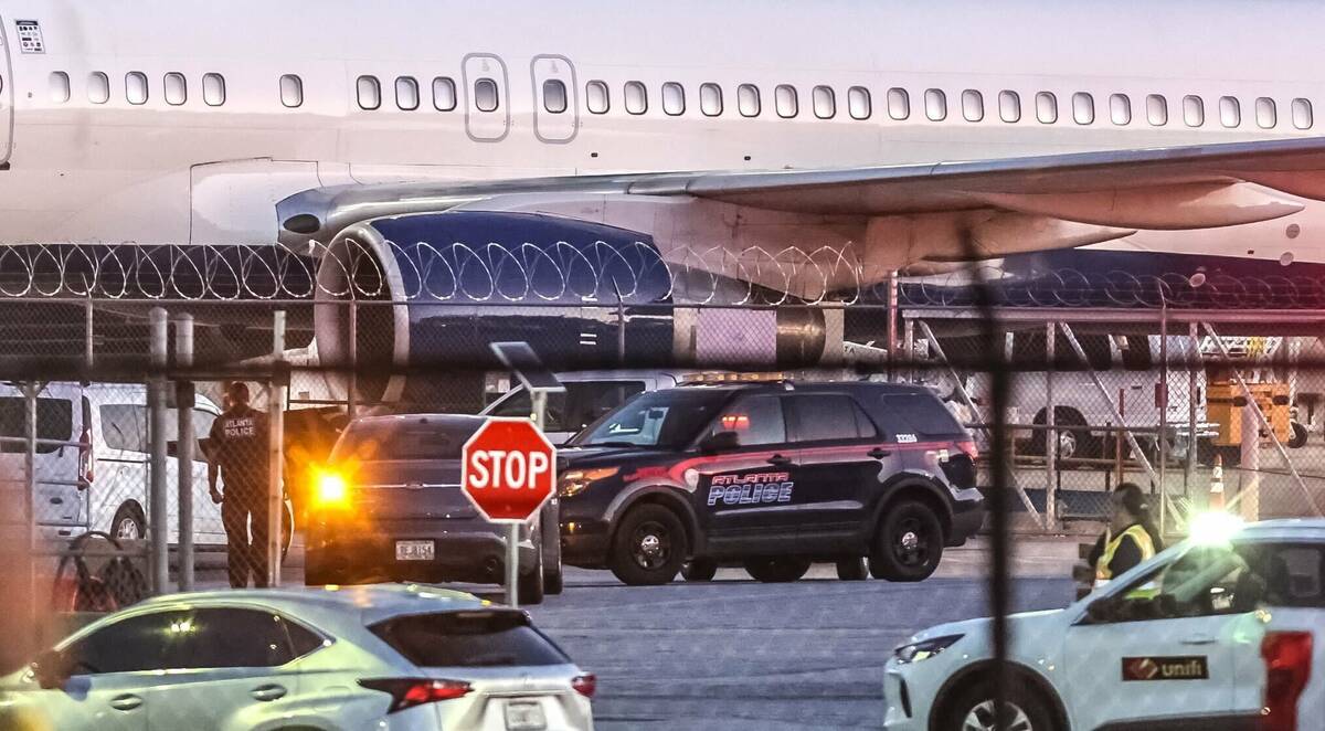 Police responded to the scene of an accident at a Delta facility near Hartsfield-Jackson Intern ...