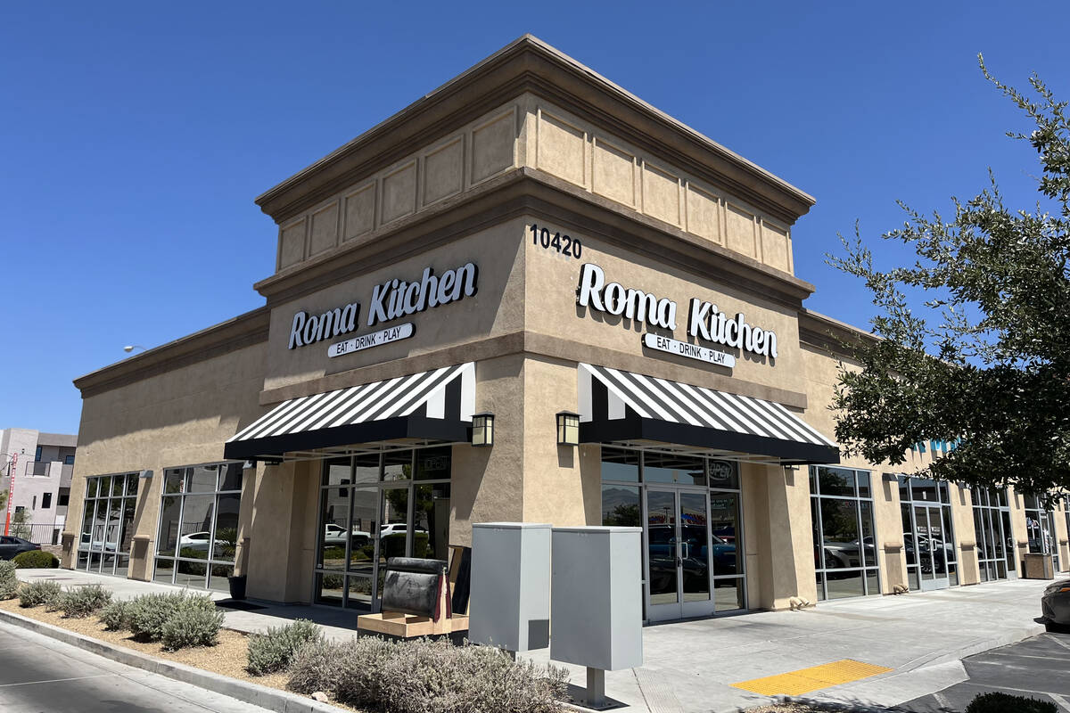 Roma Kitchen is set to debut in September 2024 in the Southern Highlands area of Las Vegas. (Ro ...