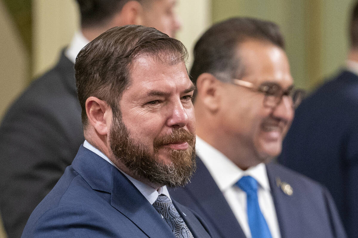 Assembly member, Dr. Joaquin Arambula D-Fresno, left, is seen at the Capitol in Sacramento, Cal ...