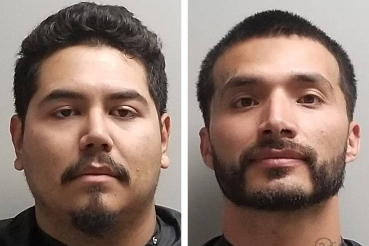 Olaf Sandoval , left and Julio Gutierrez (Cochise County (Ariz.) Sheriff's Department