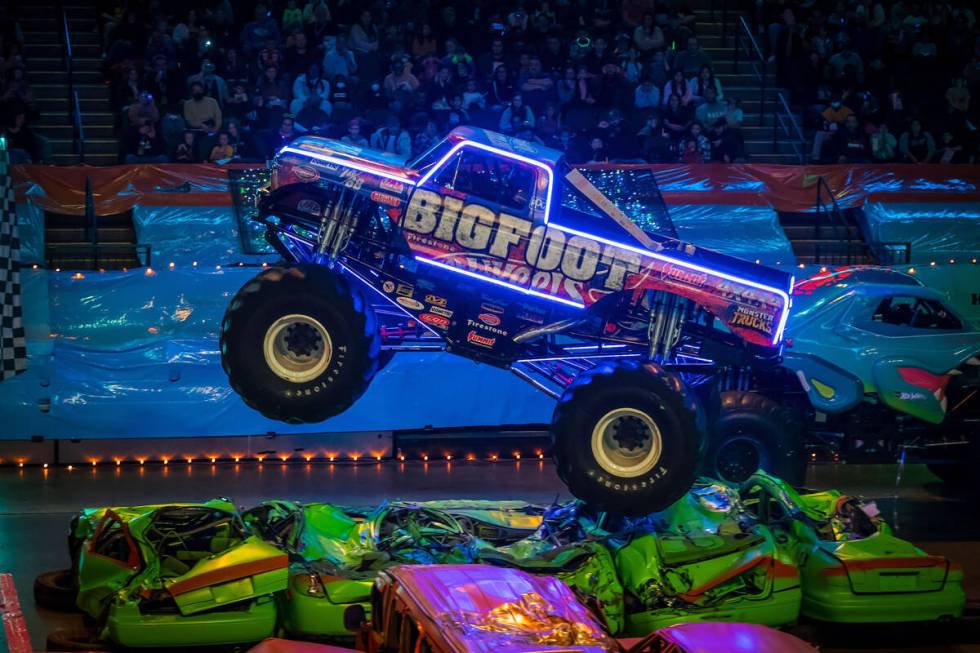 “Hot Wheels Monster Trucks Live Glow Party” makes its Las Vegas debut this weeken ...