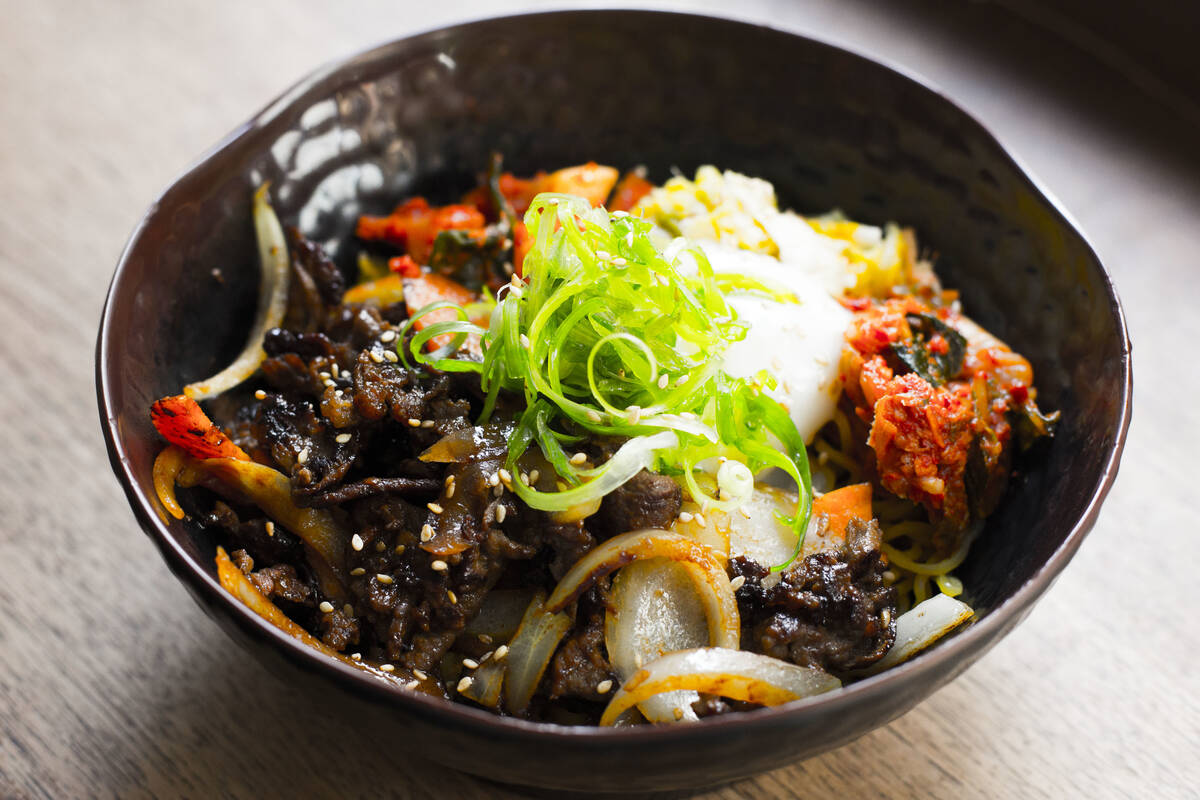 A bulgogi bowl from Mokbar. The New York City Korean restaurant is planning to open a fast-casu ...