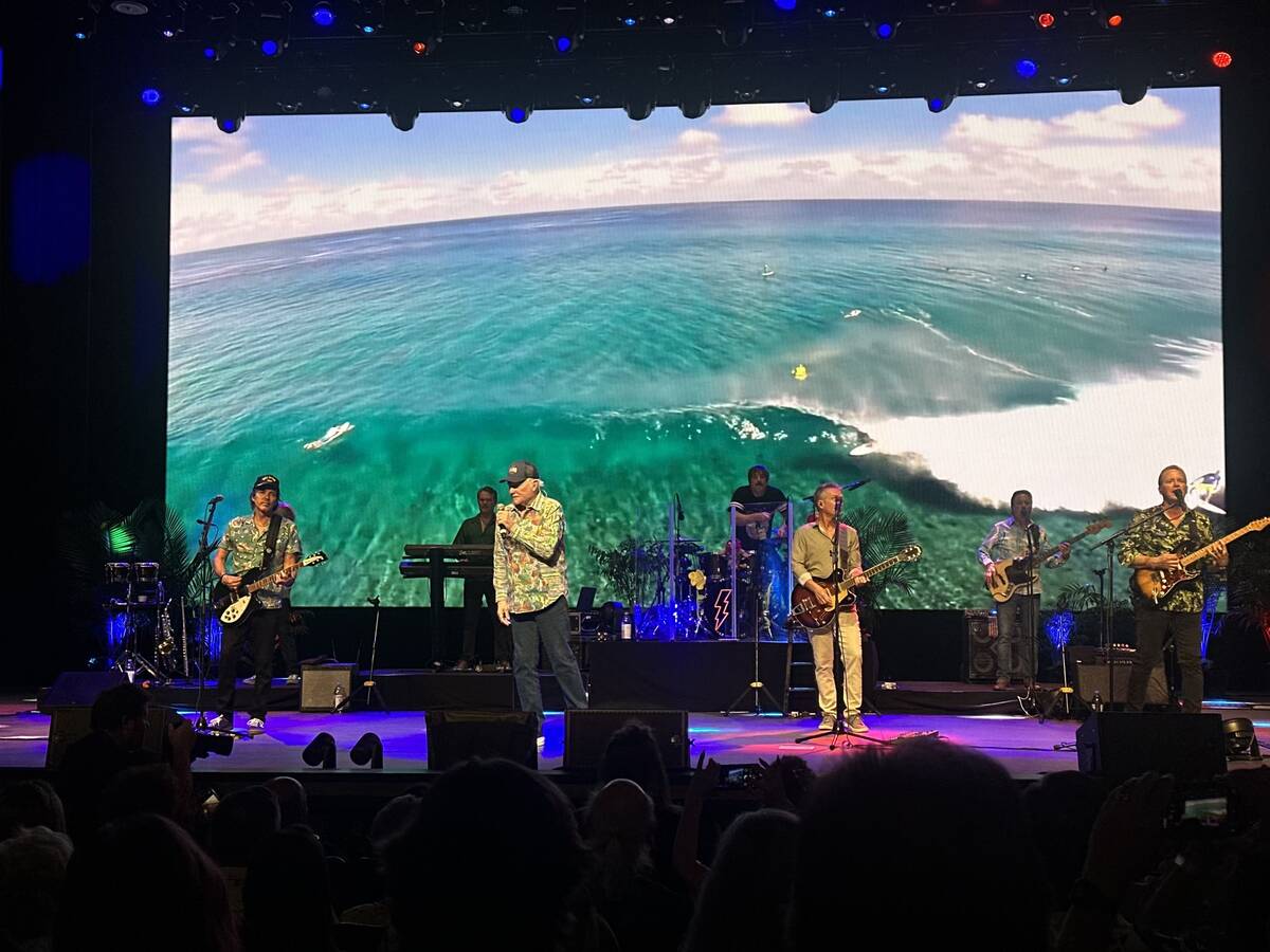 The Beach Boys are shown at The Venetian Theatre is shown on Wednesday, Sept. 4, 2024. (John Ka ...