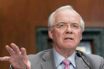 Kroger CEO William Rodney McMullen speaks during a hearing on the proposed Kroger-Albertsons gr ...