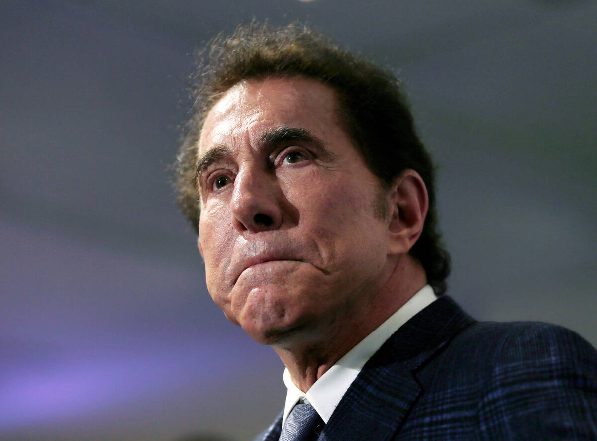 Steve Wynn is seen at a news conference in Medford, Mass., on March 15, 2016. (AP Photo/Charles ...