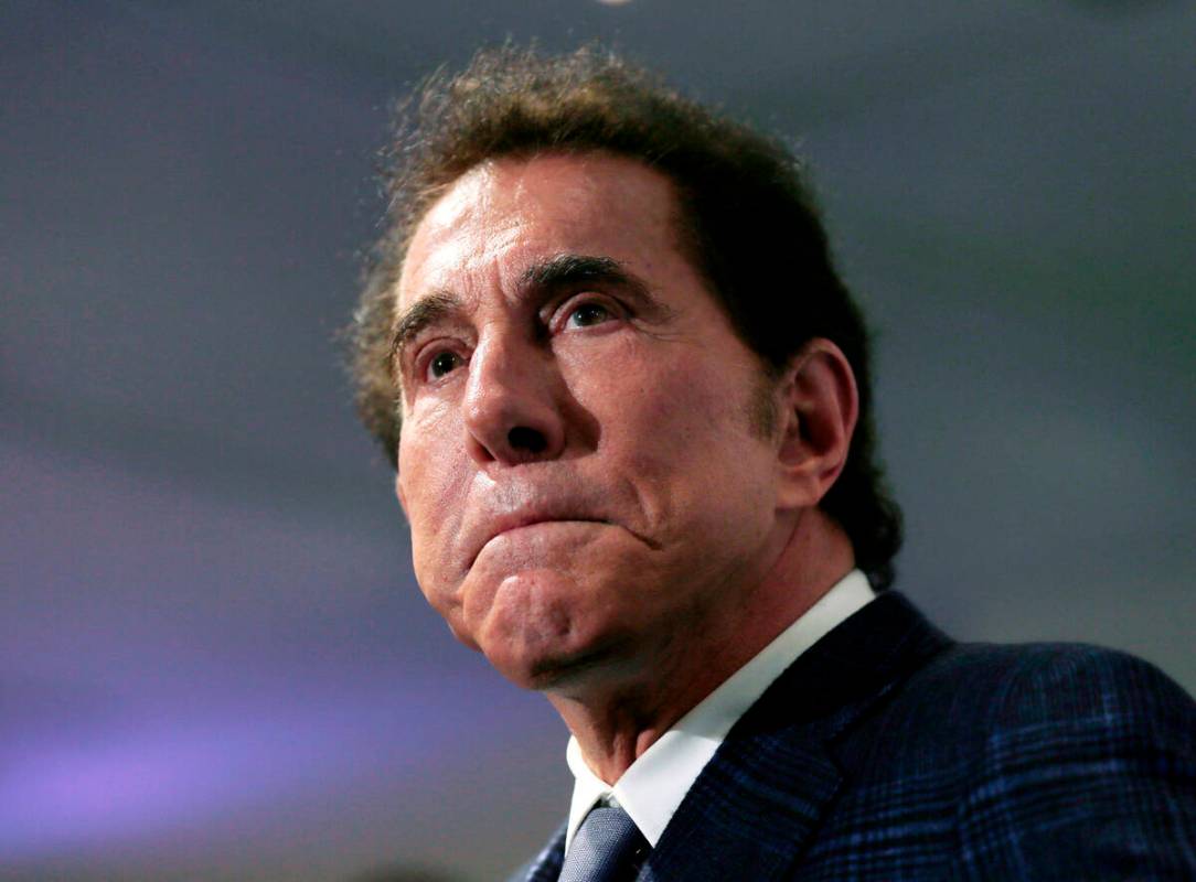 Steve Wynn is seen at a news conference in Medford, Mass., on March 15, 2016. (AP Photo/Charles ...