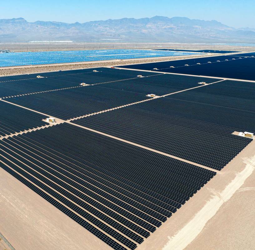 Copper Mountain Solar in El Dorado Valley, pictured on Thursday, Sept. 5, 2024, in Boulder City ...