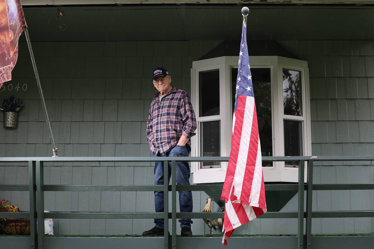 Kenneth Bradshaw, a longtime Alaska resident, at his home on Wednesday, Aug. 28, 2024, in Ancho ...