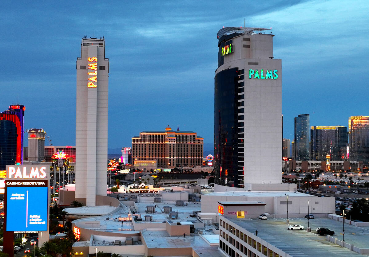 The Palms during the reopening ceremony on Wednesday, April 27, 2022, in Las Vegas. (Bizuayehu ...