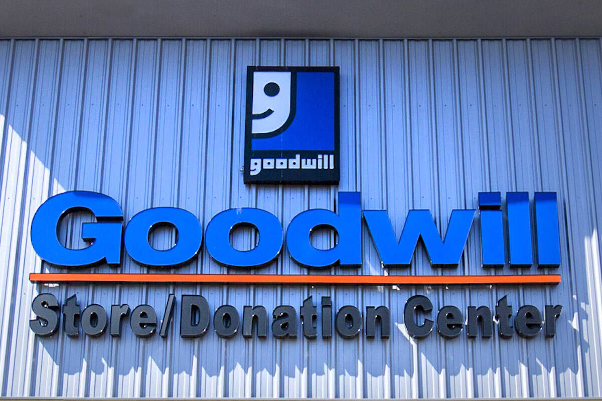 People come and go from the the Goodwill Centennial Retail Store, Friday, Sept. 30, 2016, in La ...