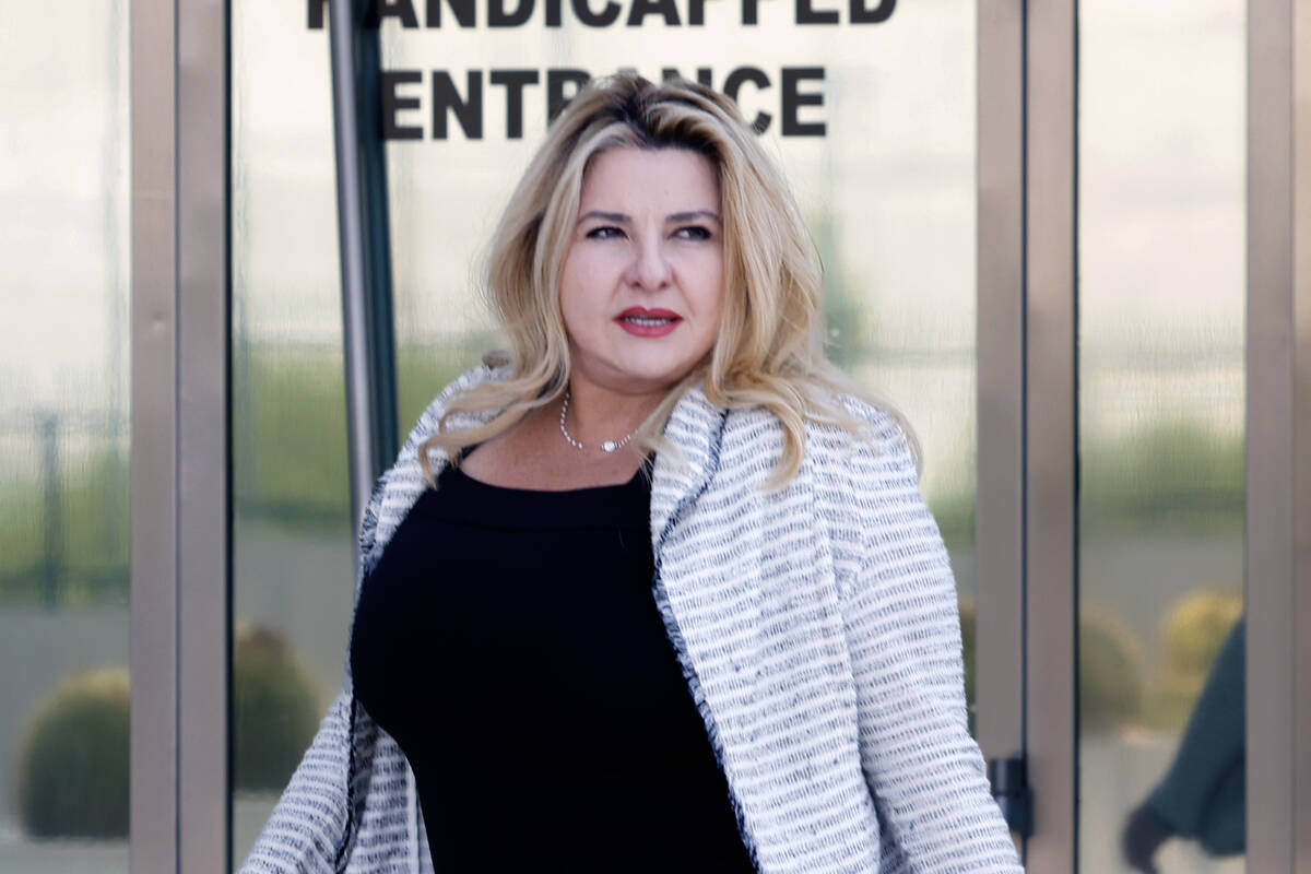 Former Las Vegas City Councilwoman Michele Fiore, who pleaded not guilty to federal charges of ...