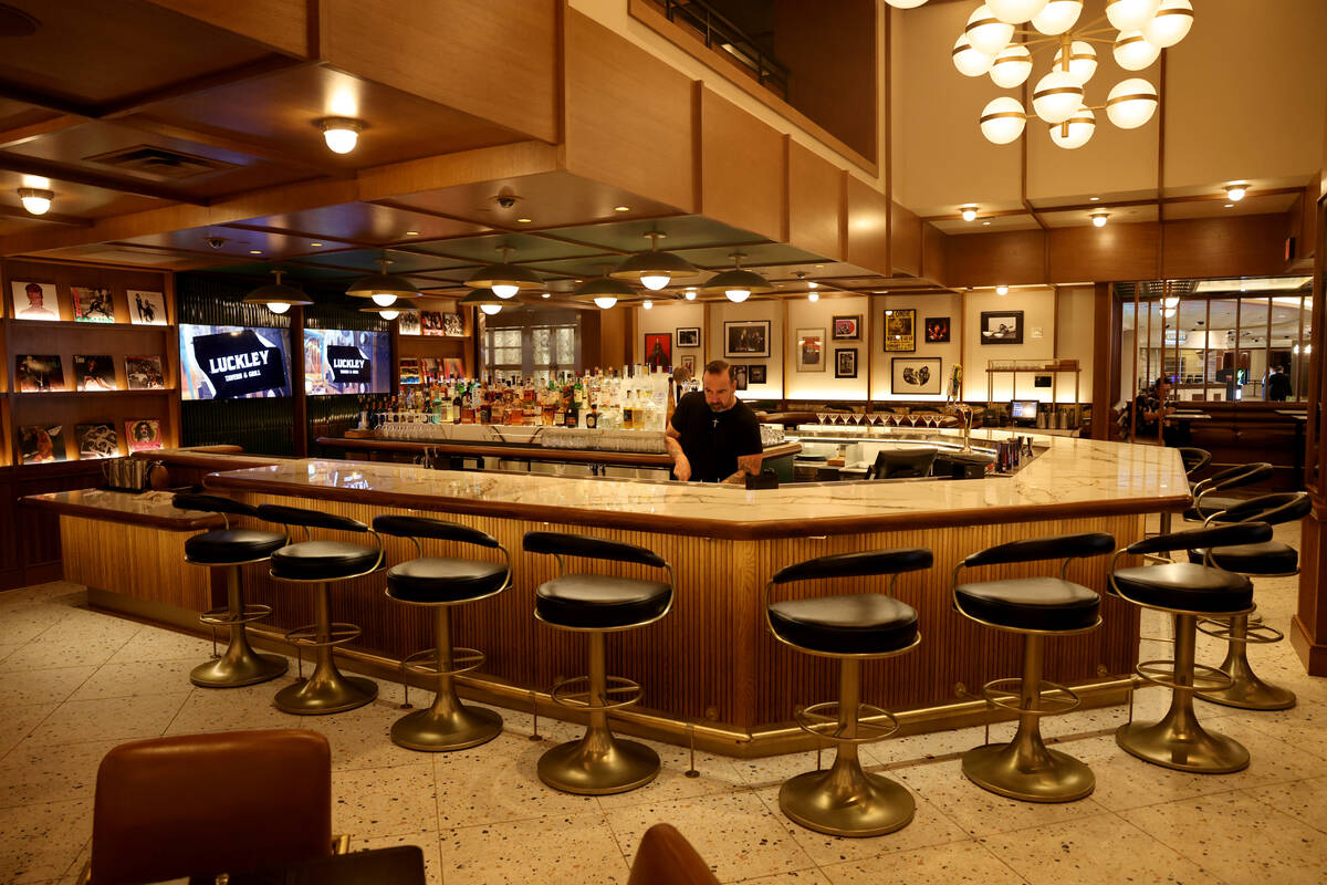 Luckley Tavern & Grill at the Rio in Las Vegas is shown Friday, Sept. 6, 2024. The new rest ...