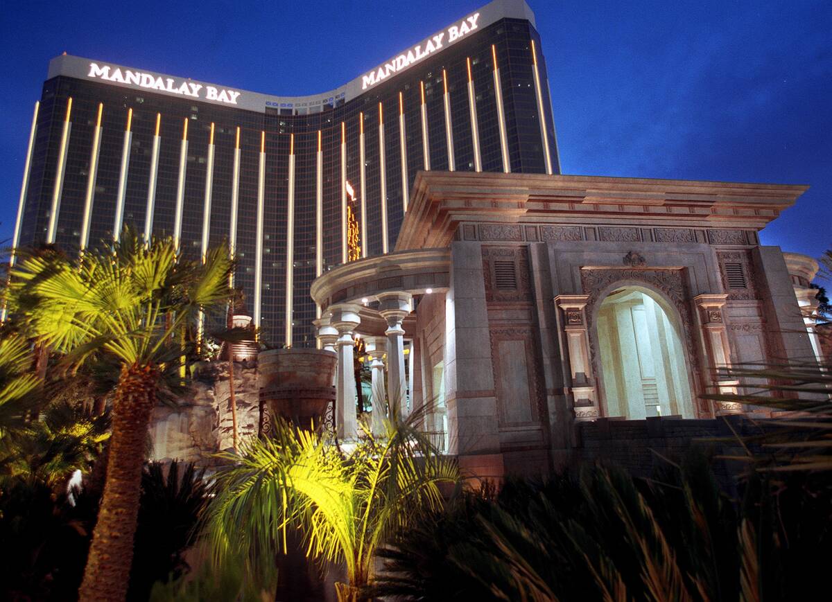 Mandalay Bay pictured on 02-24-99. photo by jeff scheid