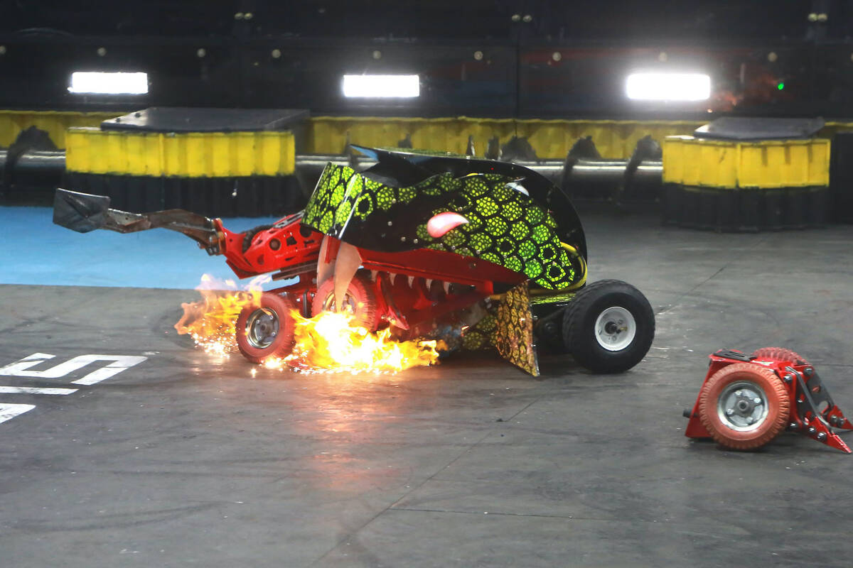 Bots fight to the death, or at least to a clear conclusion, at "BattleBots: Destruct-A-Thon," s ...