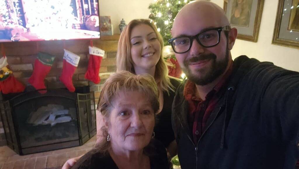 Aaron Sims (right) in a selfie with his mother. His GoFundMe campaign to raise money for the lo ...