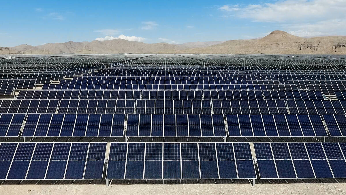 MGM International's existing Mega Solar Array project that generates 90 percent of the energy i ...