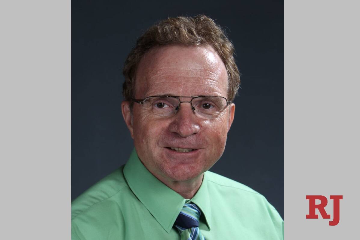 Review-Journal Managing Editor Charles Zobell poses in the Review-Journal studio in July 2012. ...