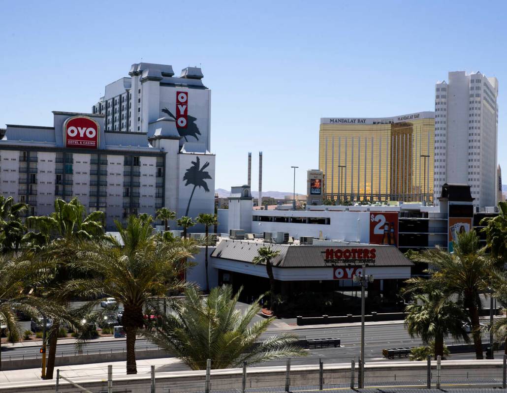 Oyo hotel-casino, 115 E Tropicana Ave. in Las Vegas, is seen in a Las Vegas Review-Journal file ...