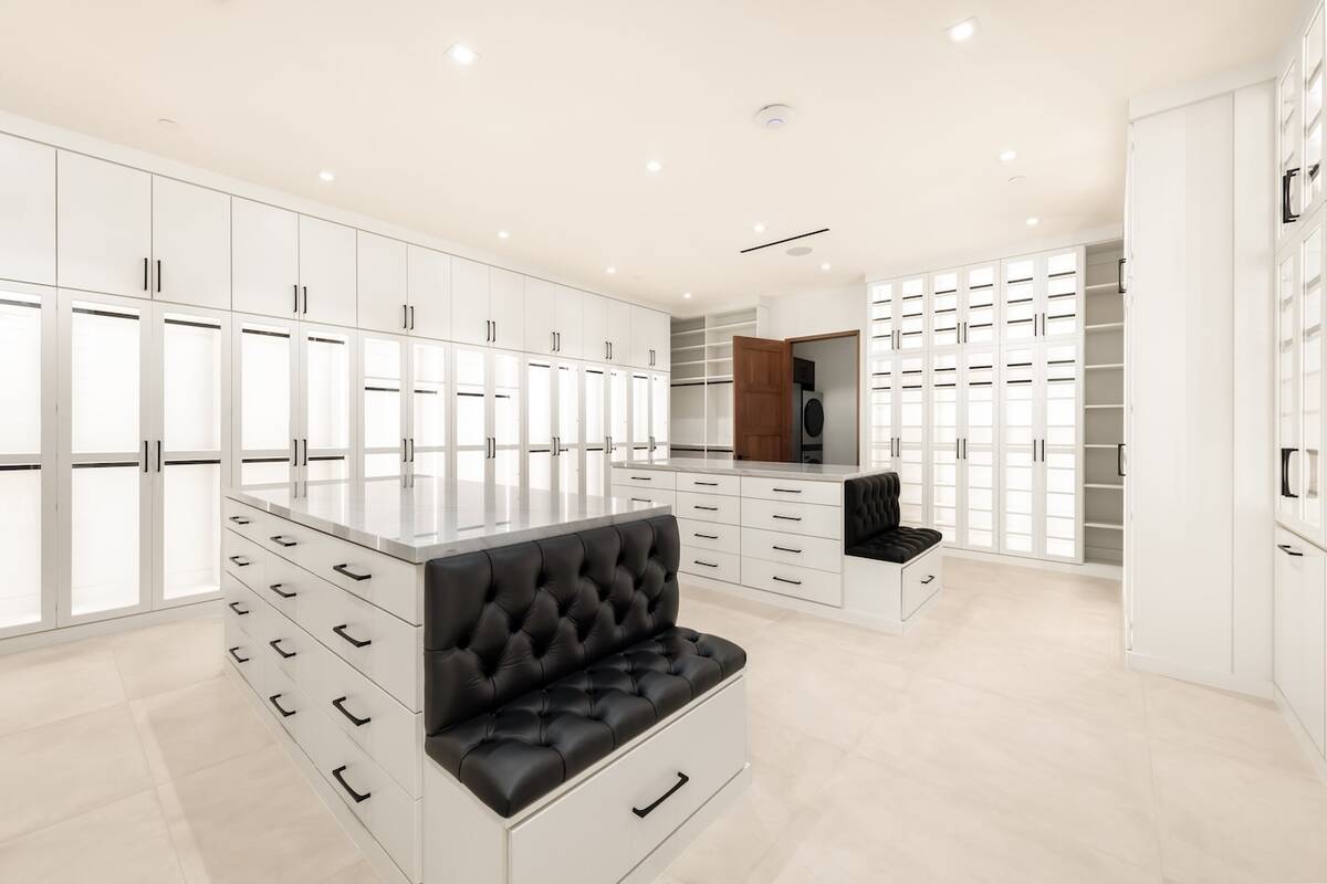 The closet. (Luxury Homes of Las Vegas)