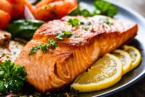 A 100-gram serving of salmon provides approximately 25 grams of protein and an abundance of hea ...