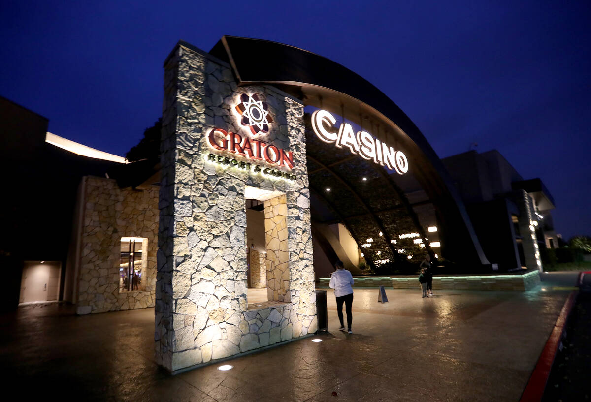 A view of Graton Resort & Casino in Rohnert Park, California, on Dec. 10, 2019. (Jane Tyska ...