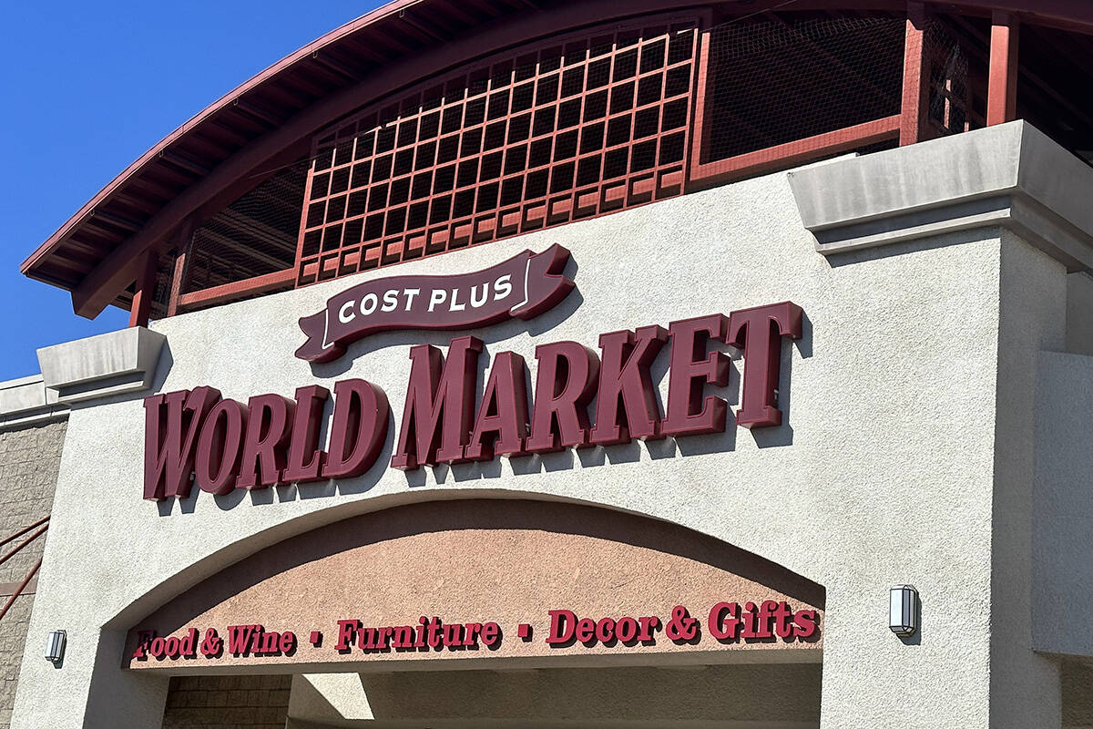 A new World Market is preparing to open in Henderson. (Erin Edgemon/Las Vegas Review-Journal)