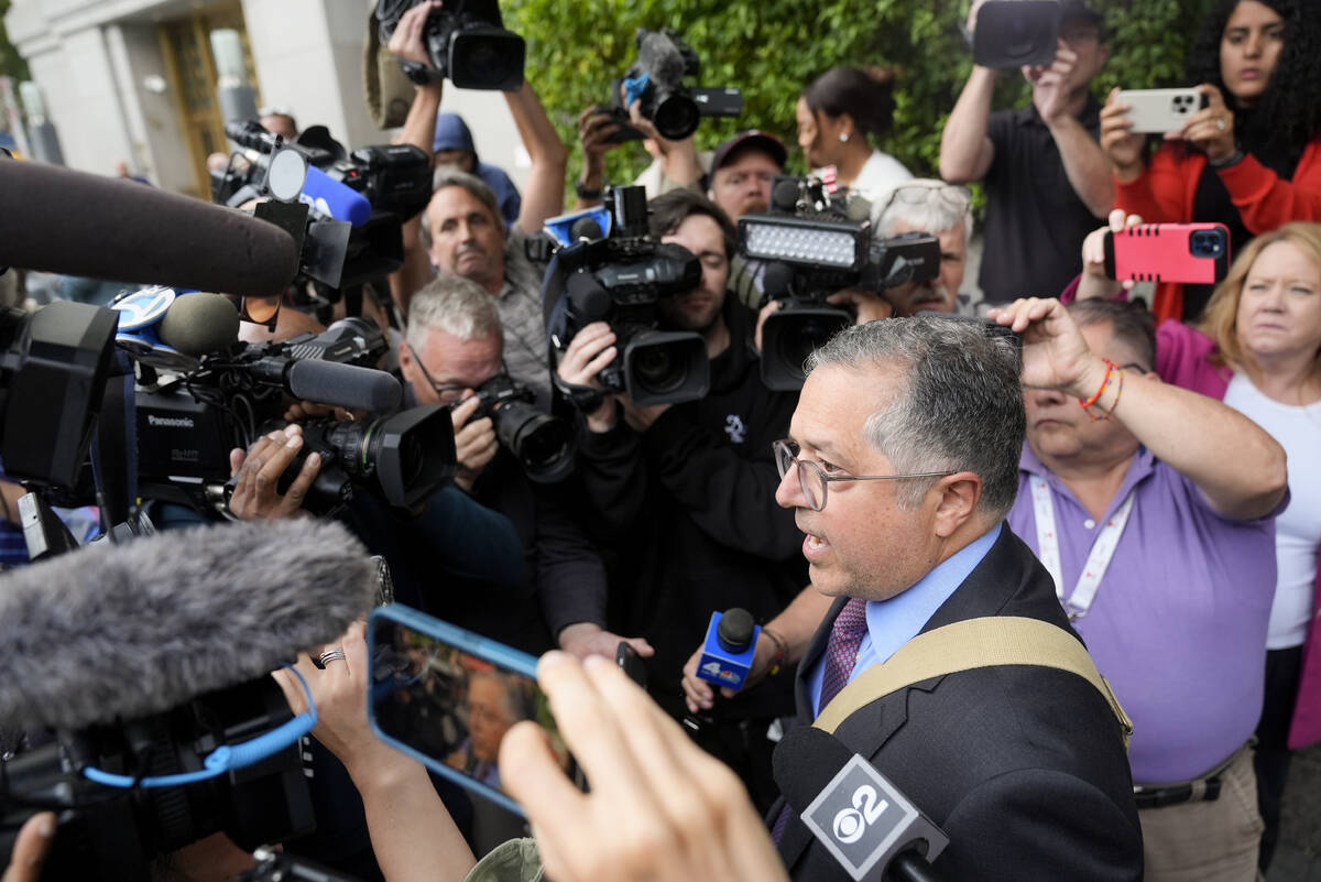 Marc Agnifilo, attorney for Sean "Diddy" Combs, arrives at Manhattan federal court, T ...