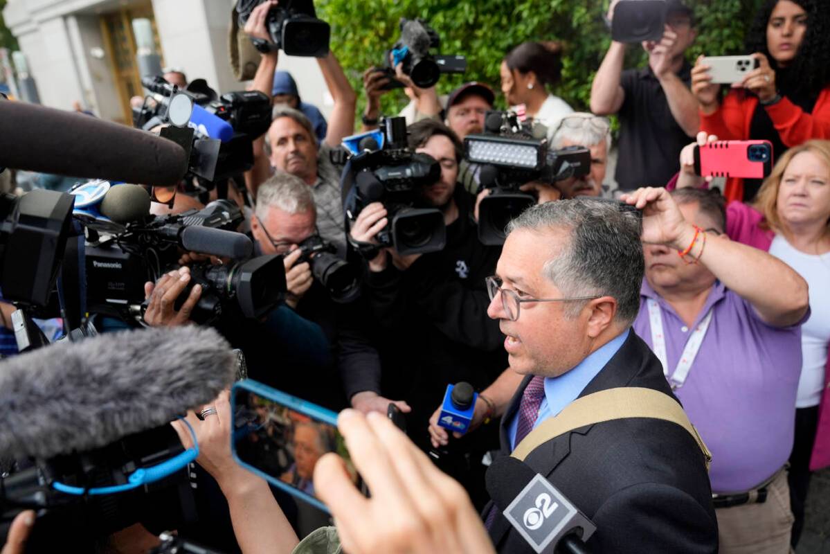 Marc Agnifilo, attorney for Sean "Diddy" Combs, arrives at Manhattan federal court, T ...