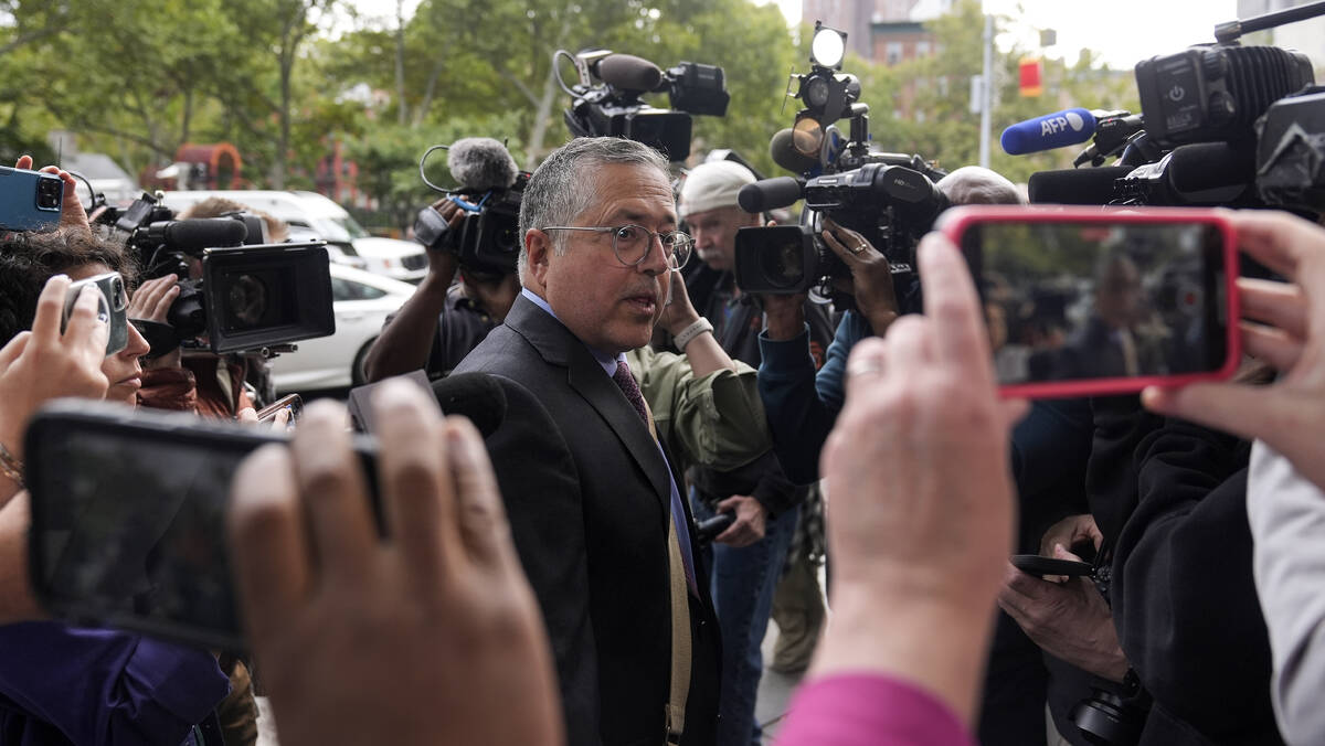 Marc Agnifilo, attorney for Sean "Diddy" Combs, arrives at Manhattan federal court, T ...