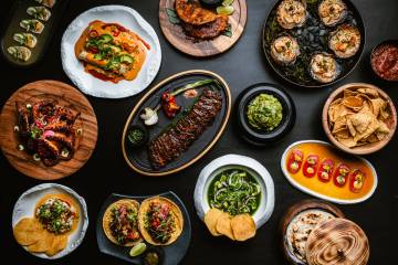 Dishes from Amaya Modern Mexican Restaurant, which is scheduled to open in January 2025 at The ...