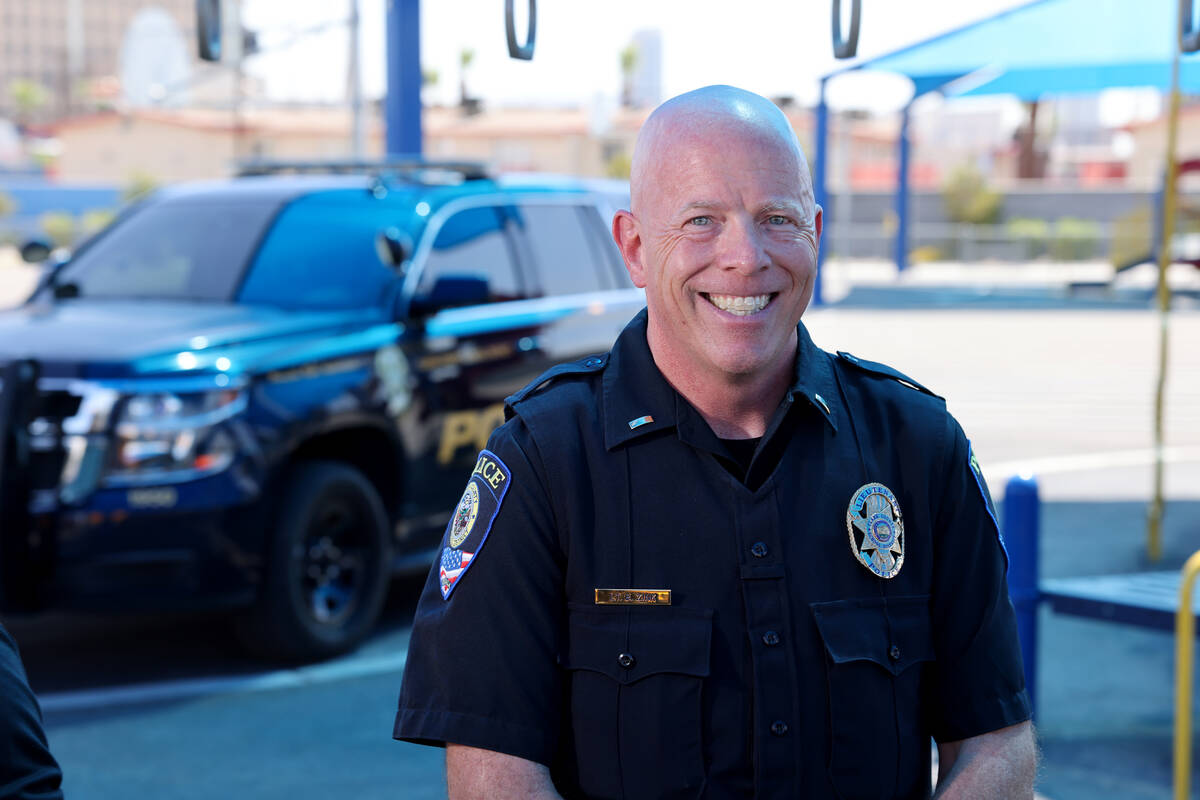 Clark County School District Police Lt. Bryan Zink. (K.M. Cannon/Las Vegas Review-Journal) @KMC ...