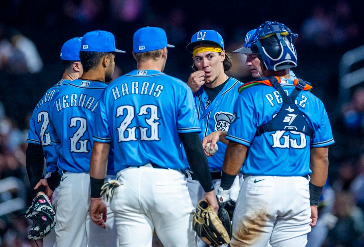 Aviators manager Fran Riordan decides to retire his pitcher as they battle the El Paso Chihuahu ...