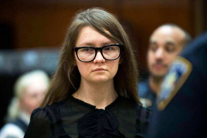 Anna Sorokin, who claimed to be a German heiress, returns to the courtroom during her trial on ...