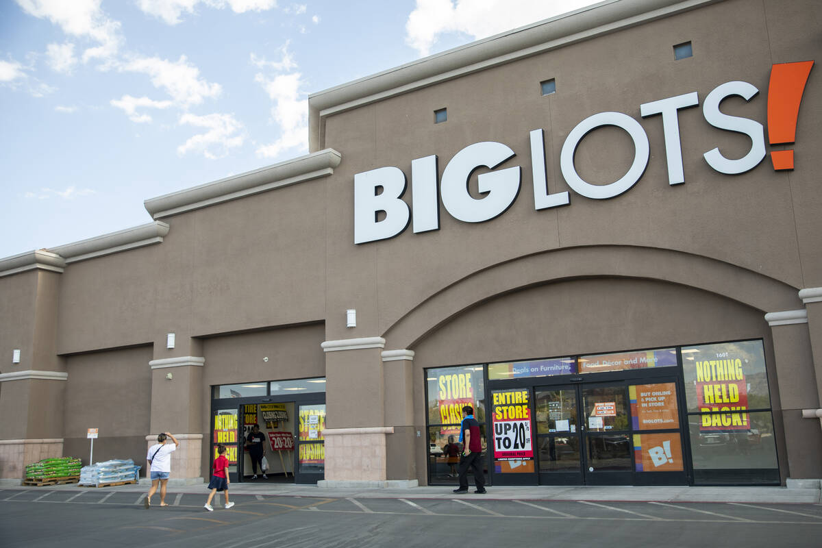 The W. Craig Road Big Lots, Monday, Aug. 12, 2024, in Las Vegas. (Daniel Jacobi II/Las Vegas Re ...