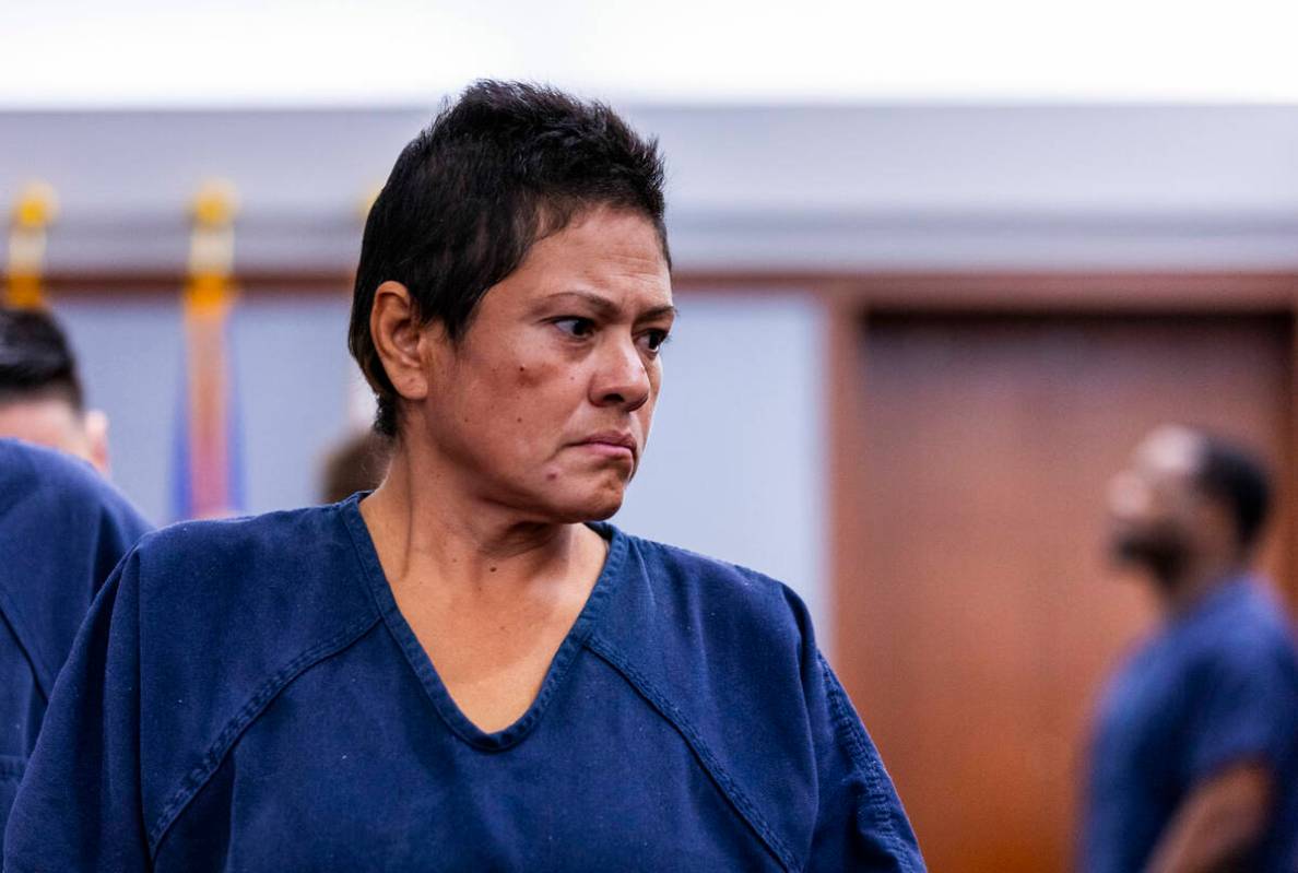 Court appearance for Patricia Sierra at the Regional Justice Center on Wednesday, Sept. 18, 202 ...