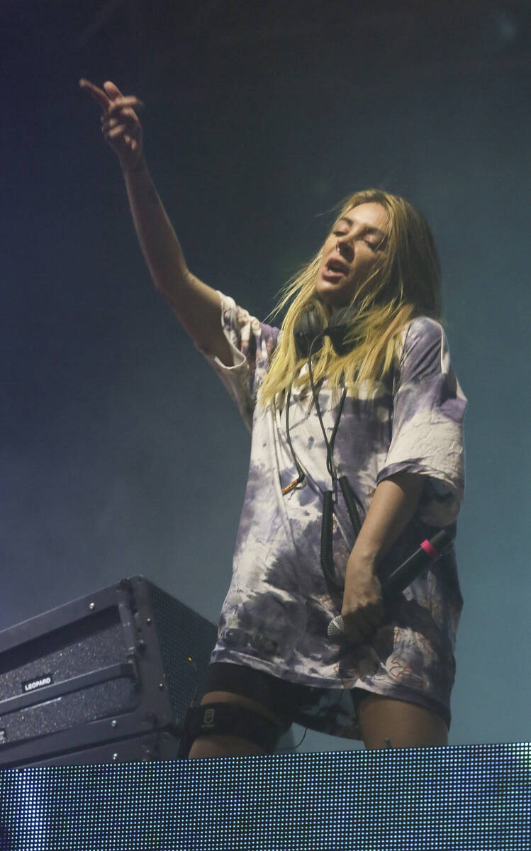 Alison Wonderland performs on Day 2 of the Austin City Limits Music Festival's second weekend o ...