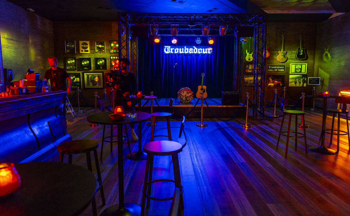 Fans are able to visit a Troubadour replica within the Eagles exclusive fan experience Third En ...