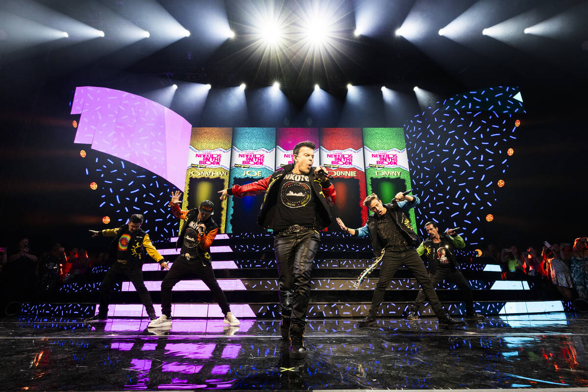 New Kids on the Block are set to headline Dolby Live at Park MGM for 16 dates running June-Nove ...