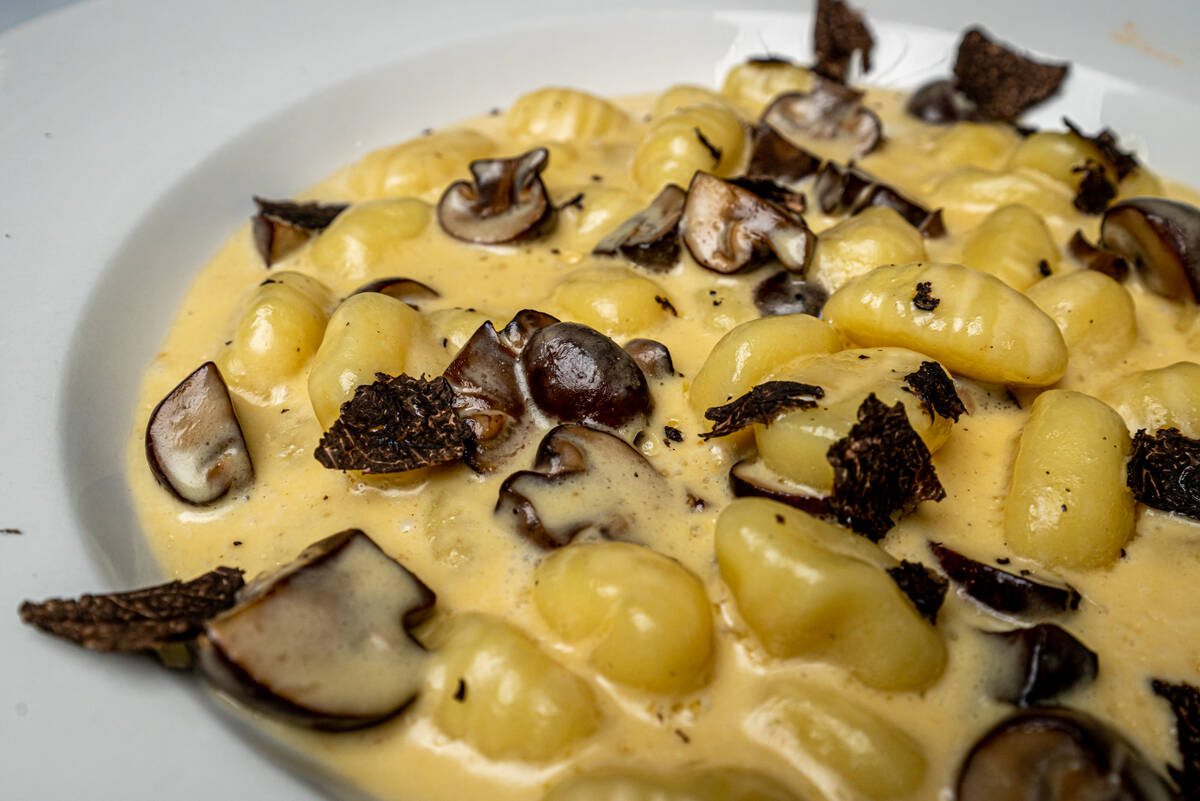 Gnocchi with truffle cream sauce from Roma Kitchen, which opened on Sept. 16, 2024, in the Sout ...