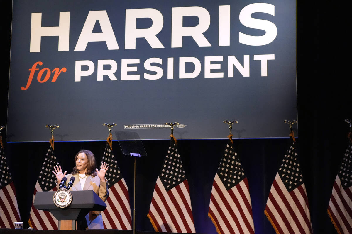 Vice President Kamala Harris. (AP Photo/Stephanie Scarbrough)