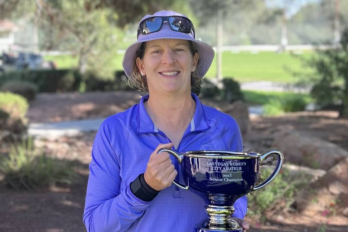 Ronda Henderson was the Women's Southern Nevada Golf Association player of the year in 2023. (W ...