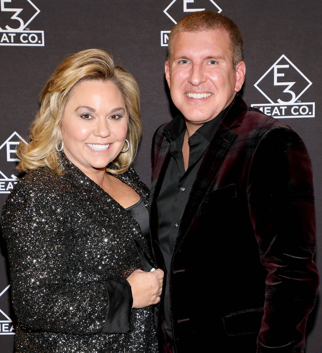 Julie Chrisley, left, and Todd Chrisley attend the grand opening of E3 Chophouse Nashville on N ...