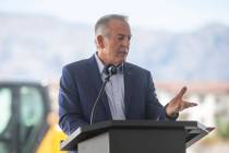 FILE - Nevada Gov. Joe Lombardo on Monday, Aug. 5, 2024, in Las Vegas. (Daniel Jacobi II/Las Ve ...