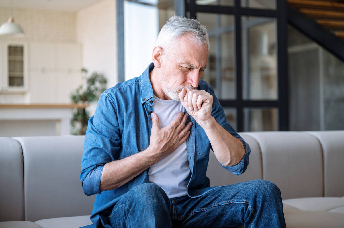 A persistent or worsening cough is a commonly missed early sign of lung cancer. (Getty Images)