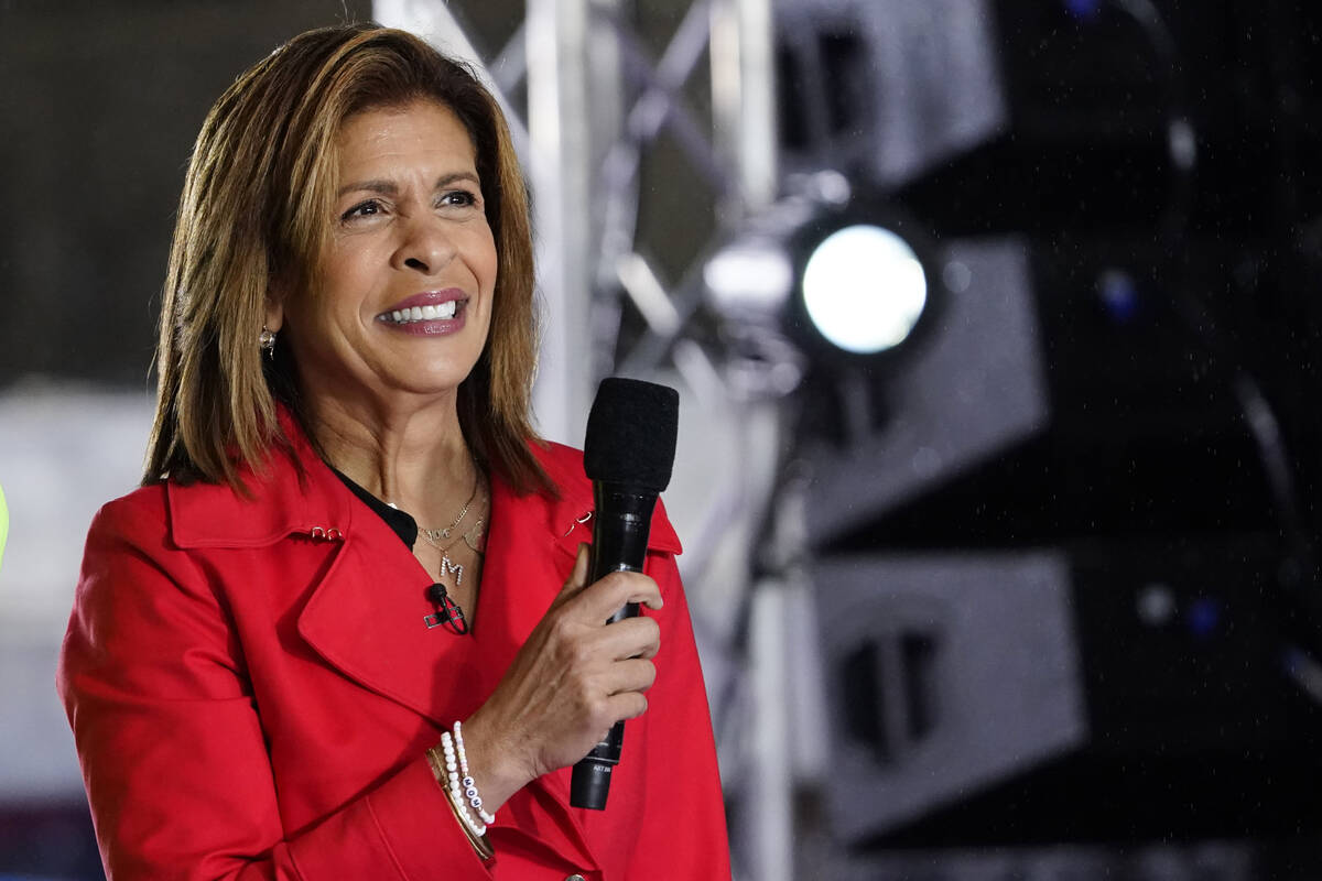 Hoda Kotb appears on NBC's "Today" show at Rockefeller Plaza on Thursday, May 19, 2022, in New ...