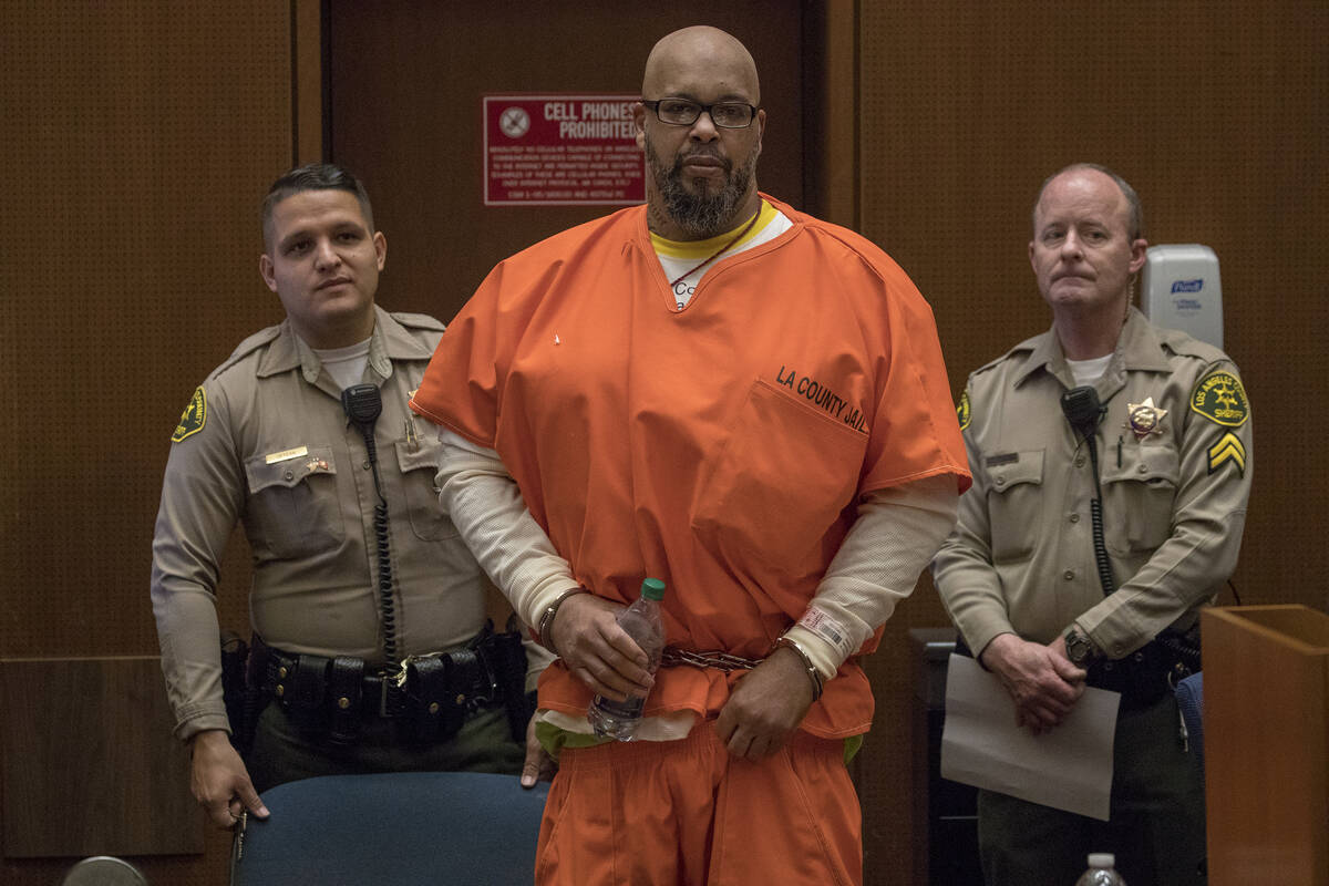 Rap mogul Marion "Suge" Knight, facing criminal threats charges, appears in the court ...